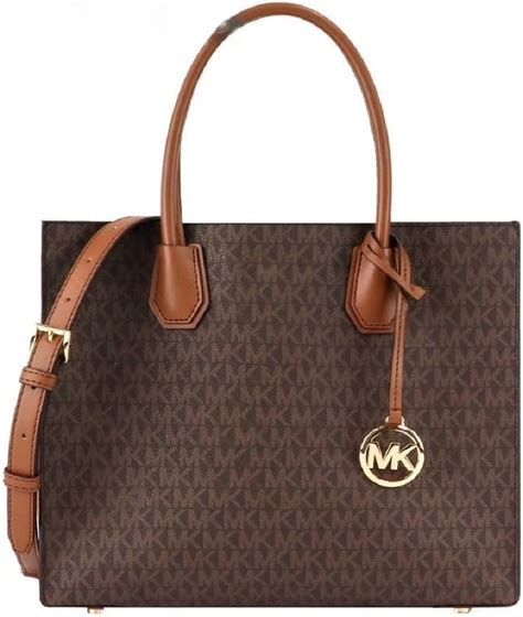 michael kors mercer tote oak|Michael Kors mercer large.